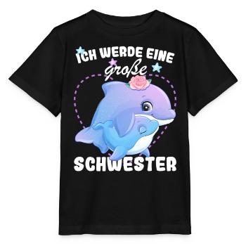 Announcing offspring I'm going to be a big sister in 2026 - Stanley/Stella MINI CREATOR Kids’ T-Shirt - black - Front - Mikhail (115cm)