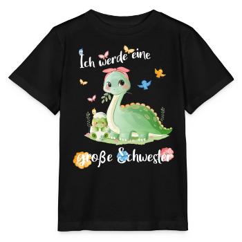 Announcing offspring I'm going to be a big sister in 2026 - Stanley/Stella MINI CREATOR Kids’ T-Shirt - black - Front - Mikhail (115cm)
