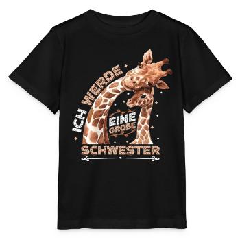 Announcing offspring I'm going to be a big sister in 2026 - Stanley/Stella MINI CREATOR Kids’ T-Shirt - black - Front - Mikhail (115cm)