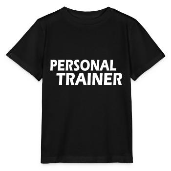 Personal trainer - Stanley/Stella MINI CREATOR Kids’ T-Shirt - black - Front - Mikhail (115cm)