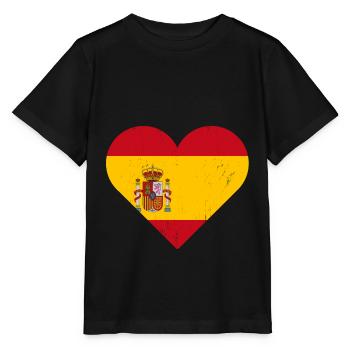 Spain - Stanley/Stella MINI CREATOR Kids’ T-Shirt - black - Front - Mikhail (115cm)