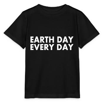 Earth day every day - Stanley/Stella Kinder T-Shirt MINI CREATOR  - Schwarz - Vorne - Mikhail (115cm)