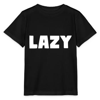 Lazy - Stanley/Stella MINI CREATOR Kids’ T-Shirt - black - Front - Mikhail (115cm)