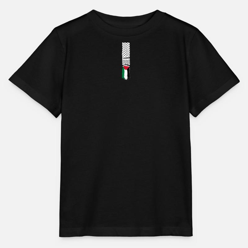 Palestinian scarf - Stanley/Stella MINI CREATOR Kids’ T-Shirt - black