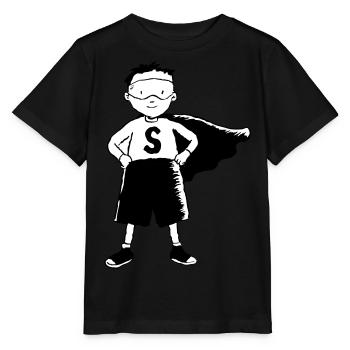 Enfant superbe - T-shirt bio MINI CREATOR Stanley/Stella Enfant - noir - Devant - Mikhail (115cm)