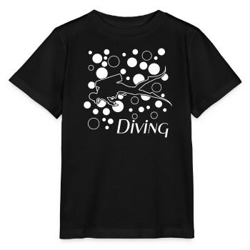 Scuba Diving - Stanley/Stella Kinder T-Shirt MINI CREATOR  - Schwarz - Vorne - Mikhail (115cm)
