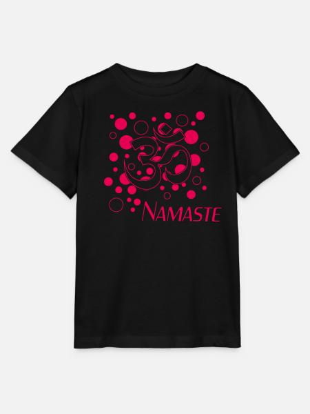 Namaste - Stanley/Stella Kinder T-Shirt MINI CREATOR - Schwarz