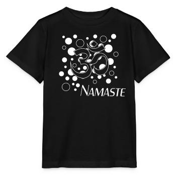 Namaste - Stanley/Stella Kinder T-Shirt MINI CREATOR  - Schwarz - Vorne - Mikhail (115cm)