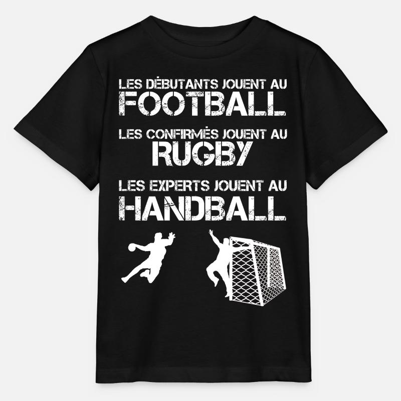 Les experts jouent au handball - T-shirt bio MINI CREATOR Stanley/Stella Enfant - noir