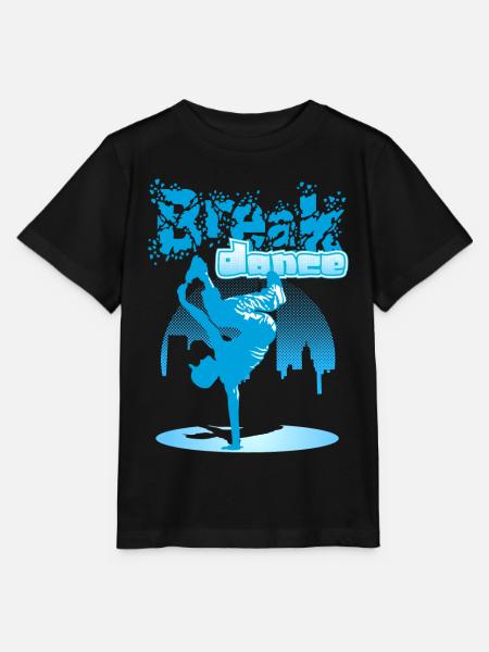 City breakdance - Stanley/Stella MINI CREATOR Kids’ T-Shirt - black