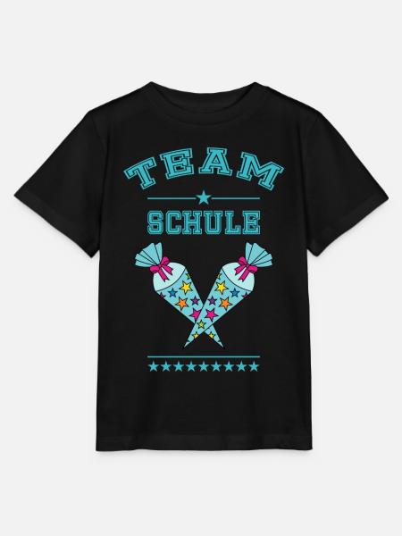 Team Schule Einschulung Schultüte Zuckertüte - Stanley/Stella Kinder T-Shirt MINI CREATOR - Schwarz