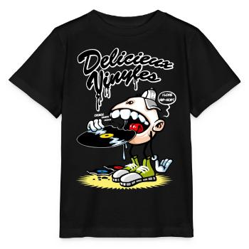 Délicieux vinyles - T-shirt bio MINI CREATOR Stanley/Stella Enfant - noir - Devant - Mikhail (115cm)