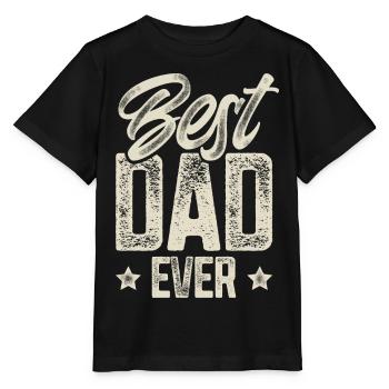 Dad Father Father's Day Best Dad - Stanley/Stella MINI CREATOR Kids’ T-Shirt - black - Front - Mikhail (115cm)