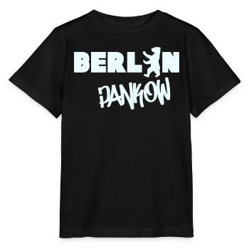 Berlin Pankow lettrage Grafitti souvenir district - T-shirt bio MINI CREATOR Stanley/Stella Enfant - noir - Devant - Mikhail (115cm)