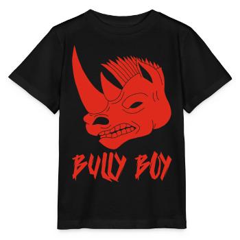 Rotmaulnashornkopf - Stanley/Stella Kinder T-Shirt MINI CREATOR  - Schwarz - Vorne - Mikhail (115cm)
