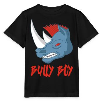 Nashornkopf - Stanley/Stella Kinder T-Shirt MINI CREATOR  - Schwarz - Vorne - Mikhail (115cm)