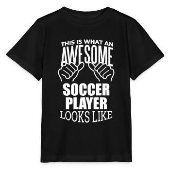 Soccer Soccer Soccer - Stanley/Stella MINI CREATOR Kids’ T-Shirt - black - Front - Mikhail (115cm)