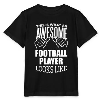 Football Football Football - T-shirt bio MINI CREATOR Stanley/Stella Enfant - noir - Devant - Mikhail (115cm)