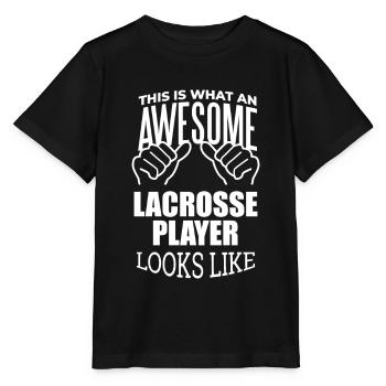 Lacrosse - T-shirt bio MINI CREATOR Stanley/Stella Enfant - noir - Devant - Mikhail (115cm)