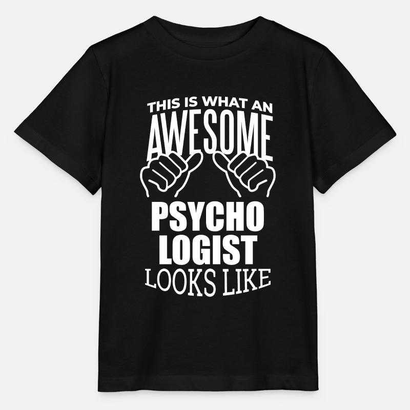 psychologue - T-shirt bio MINI CREATOR Stanley/Stella Enfant - noir