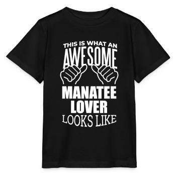 Manatee Manatee Manatee - Stanley/Stella MINI CREATOR Kids’ T-Shirt - black - Front - Mikhail (115cm)