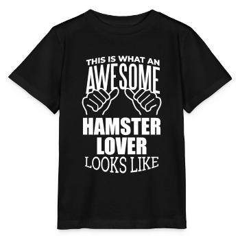 Hamster Hamster Hamster - T-shirt bio MINI CREATOR Stanley/Stella Enfant - noir - Devant - Mikhail (115cm)
