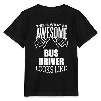 Busfahrer Busfahrer Busfahrer Busfahrer - Stanley/Stella Kinder T-Shirt MINI CREATOR  - Schwarz - Vorne - Mikhail (115cm)