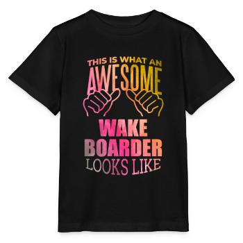 Wakeboard Wakeboard Wakeboard - T-shirt bio MINI CREATOR Stanley/Stella Enfant - noir - Devant - Mikhail (115cm)