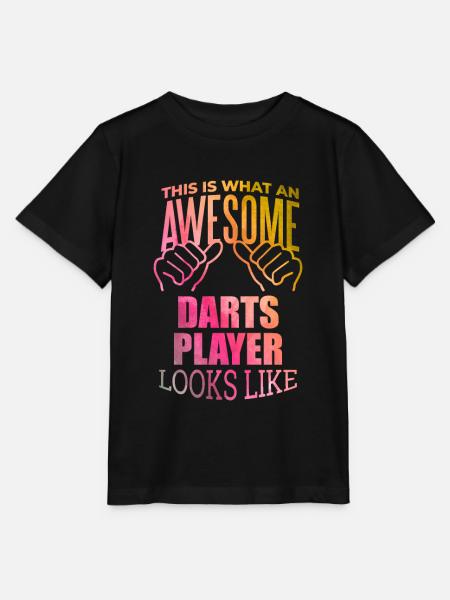 Darts Darts Darts - Stanley/Stella MINI CREATOR Kids’ T-Shirt - black