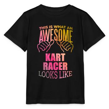 Go Kart Go Kart Go Kart - Stanley/Stella Kinder T-Shirt MINI CREATOR  - Schwarz - Vorne - Mikhail (115cm)