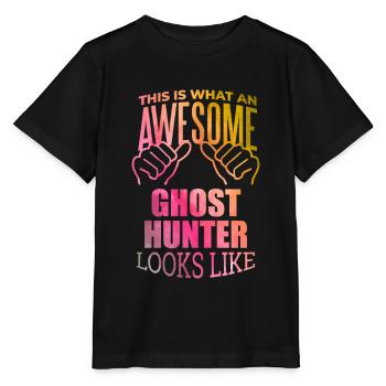 Ghost Hunting Ghost Hunting Ghost Hunting - Stanley/Stella MINI CREATOR Kids’ T-Shirt - black - Front - Mikhail (115cm)