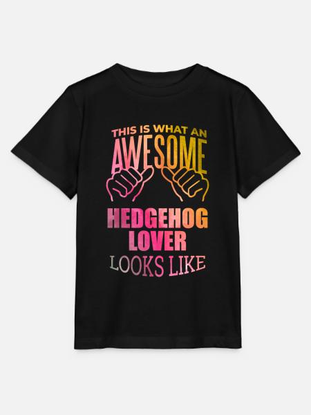Hedgehog Hedgehog Hedgehog - Stanley/Stella MINI CREATOR Kids’ T-Shirt - black