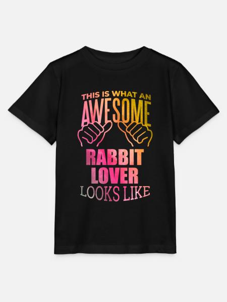 Rabbit Rabbit Rabbit - Stanley/Stella Kinder T-Shirt MINI CREATOR  - Schwarz