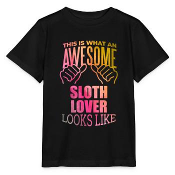 paresse - T-shirt bio MINI CREATOR Stanley/Stella Enfant - noir - Devant - Mikhail (115cm)
