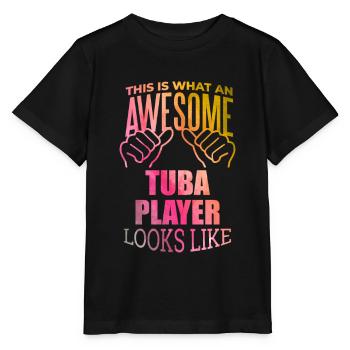 Tuba Tuba Tuba - T-shirt bio MINI CREATOR Stanley/Stella Enfant - noir - Devant - Mikhail (115cm)