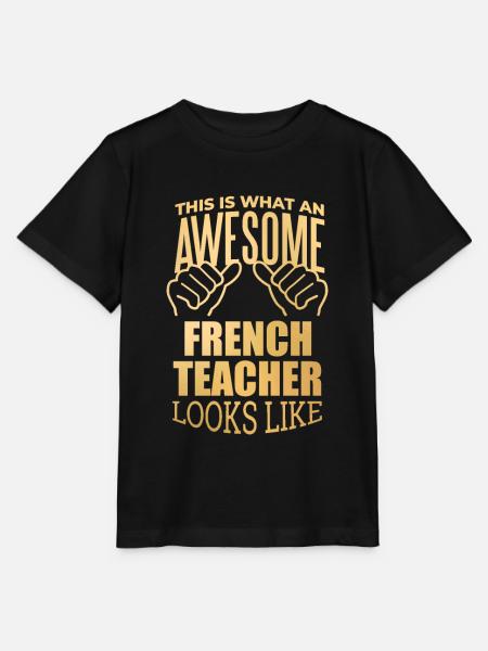 French French French - Stanley/Stella MINI CREATOR Kids’ T-Shirt - black