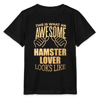 Hamster Hamster Hamster - Stanley/Stella MINI CREATOR Kids’ T-Shirt - black - Front - Mikhail (115cm)