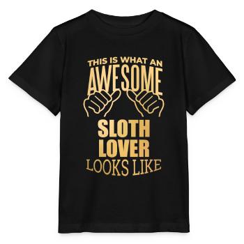 paresse - T-shirt bio MINI CREATOR Stanley/Stella Enfant - noir - Devant - Mikhail (115cm)