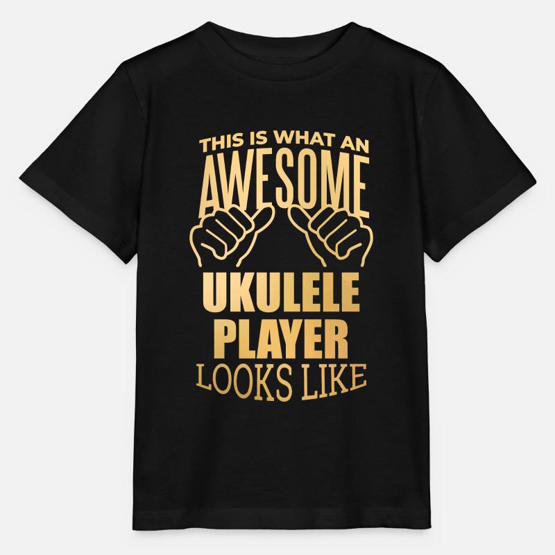 ukulélé - T-shirt bio MINI CREATOR Stanley/Stella Enfant - noir