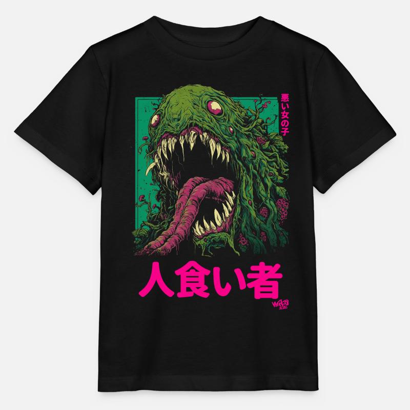 Monstre Tokyo - T-shirt bio MINI CREATOR Stanley/Stella Enfant - noir