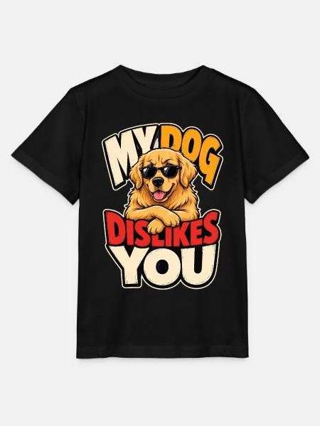 Golden Retriever - Stanley/Stella Kinder T-Shirt MINI CREATOR  - Schwarz