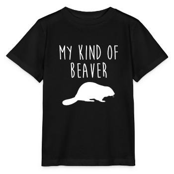 Biber - Stanley/Stella Kinder T-Shirt MINI CREATOR  - Schwarz - Vorne - Mikhail (115cm)
