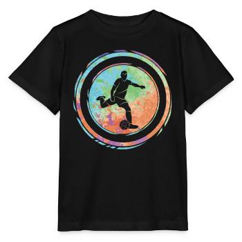 Football Player Football Player Young Footballer - Stanley/Stella MINI CREATOR Kids’ T-Shirt - black - Front - Mikhail (115cm)