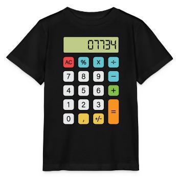 Hallo Rechner - Stanley/Stella Kinder T-Shirt MINI CREATOR  - Schwarz - Vorne - Mikhail (115cm)