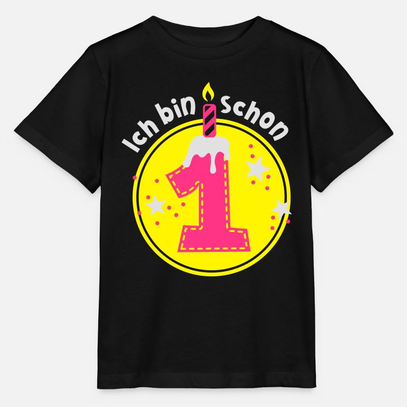 Juste un an - T-shirt bio MINI CREATOR Stanley/Stella Enfant - noir