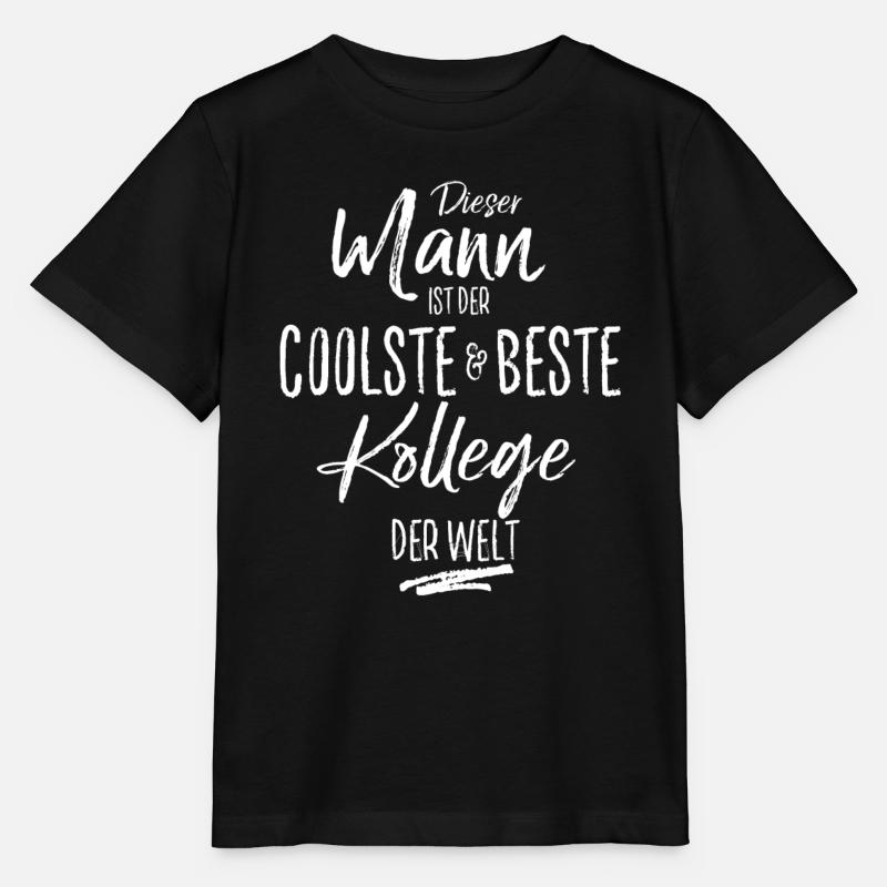 Bester Kollege der Welt - Stanley/Stella Kinder T-Shirt MINI CREATOR  - Schwarz
