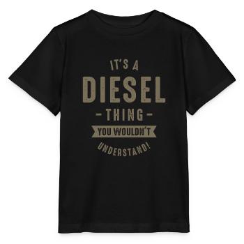 Diesel - Stanley/Stella MINI CREATOR Kids’ T-Shirt - black - Front - Mikhail (115cm)