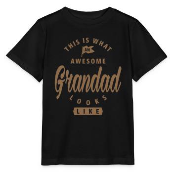 Awesome Grandad - Stanley/Stella MINI CREATOR Kids’ T-Shirt - black - Front - Mikhail (115cm)