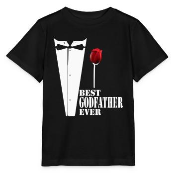 Godfather - Best Godfather ever - Stanley/Stella MINI CREATOR Kids’ T-Shirt - black - Front - Mikhail (115cm)