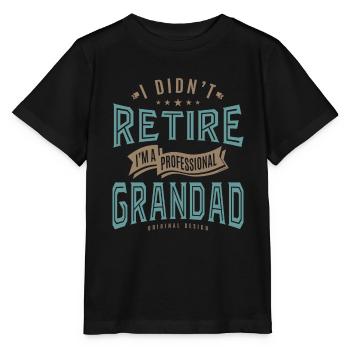 Professional Grandad - Stanley/Stella MINI CREATOR Kids’ T-Shirt - black - Front - Mikhail (115cm)